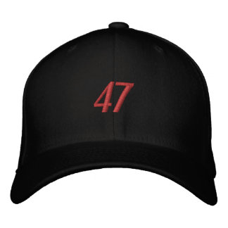 Brodée Donald Trump 47 Casquette de baseball brodé