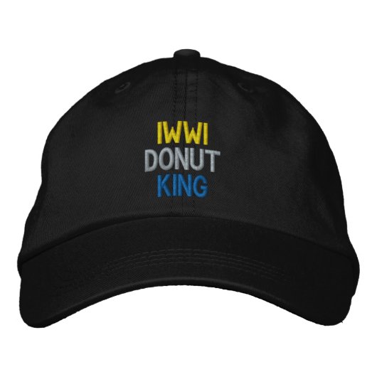Brodée DONUT KING casquette (Devant)