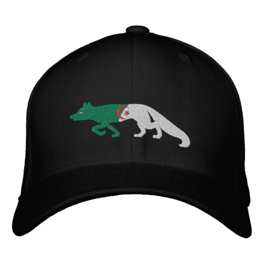 Brodée Drapeau Les Fennec Algérie 2014 casquette brodé (Devant)