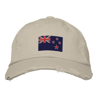 Brodée Drapeau néo-zélandais brodé casquette