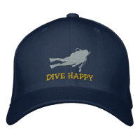 Drôle Casquette brodé de plongée de la SCUBA