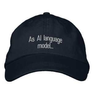 Brodée Drôle IA Réponse Casquette ChatGPT
