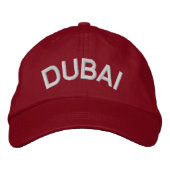Brodée Dubaï* Casquette réglable (Devant)