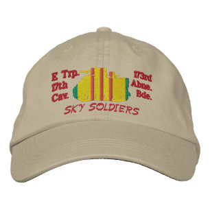 Brodée E 17th Cav. Casquette brodé M113