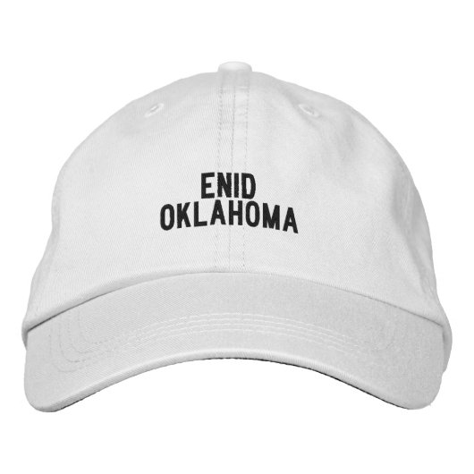 Brodée Enid Oklahoma Casquette (Devant)