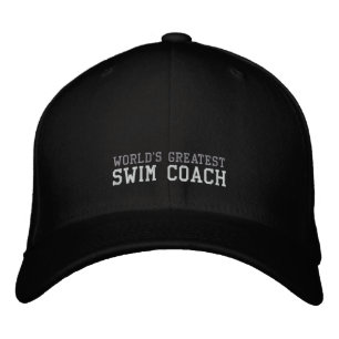 Brodée Entraîneur de natation, le plus grand Casquette du