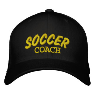 Brodée Entraîneur de soccer Casquette brodé personnalisé