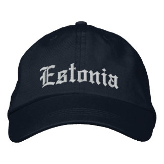 Brodée Estonie Casquette de Personnaliser