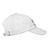 Brodée EXPLORER le "IF" en Casquette LIFE (blanc) (Droite)