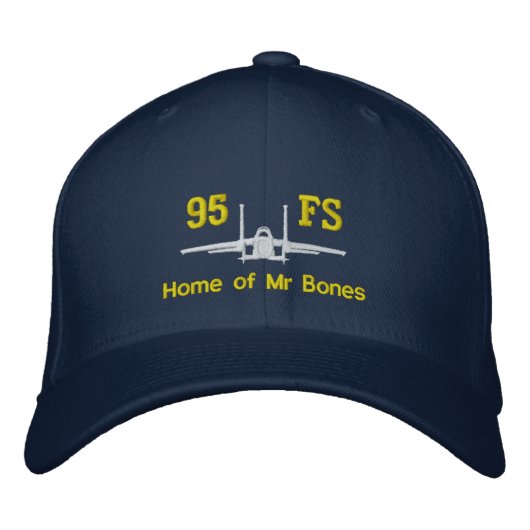 Brodée F-15 95FS Casquette de golf avec Callsign (Devant)