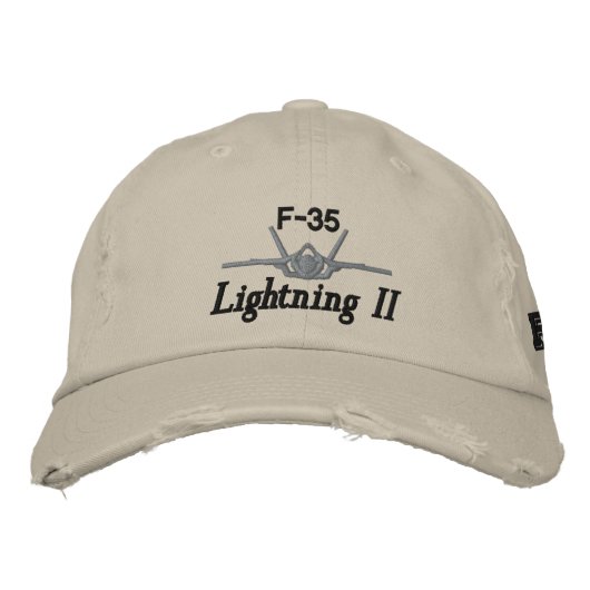 Brodée F-35 Casquette de golf (Devant)