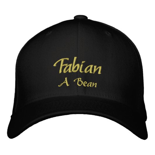 Brodée Fabian Nom Casquette / Casquette (Devant)