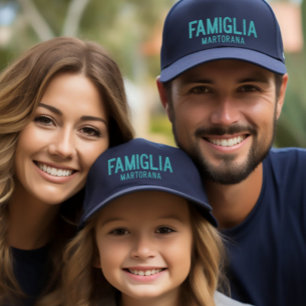 Brodée Famiglia (Famille) casquette brodé personnalisé