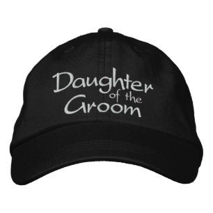 Brodée Fille du Casquette Mariage brodé de la chambre