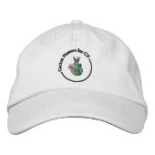 Brodée Fleurs de cactus pour casquette brodé des FC (Devant)