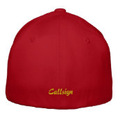 Brodée Flying Fiend Golf Casquette (Dos)