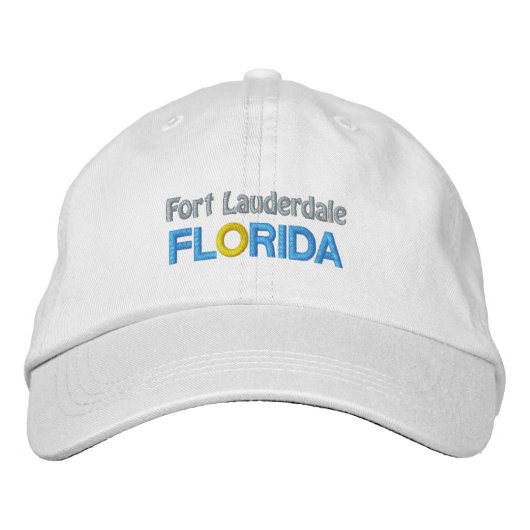 Brodée FORT LAUDERDALE casquette (Devant)