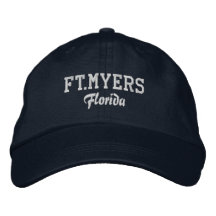Fort Myers Florida Casquette de baseball brodé