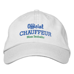 Brodée Funny Maman Casquette Officiel Chauffeur Nom Perso