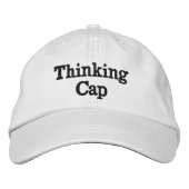 Brodée Funny Novelty Broded Baseball THINKING CASQUETTE (Devant)