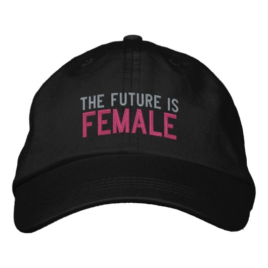 Brodée Futur est femme brodé Casquette de base ajustable (Devant)