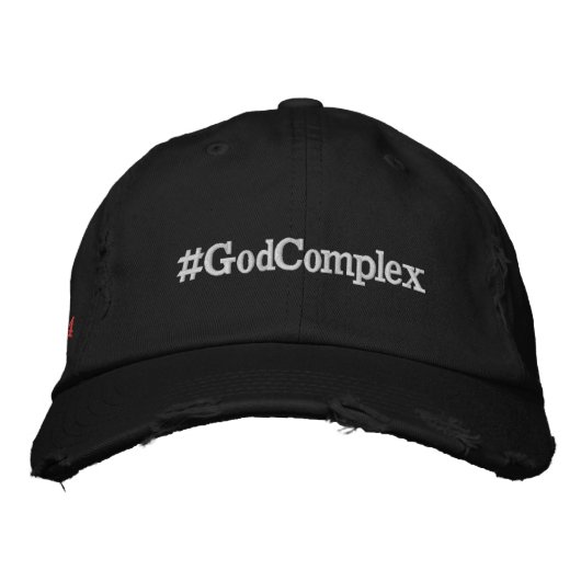 Brodée #GodComplex Casquette de baseball (Devant)