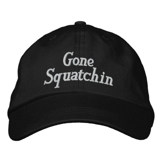 Brodée Gone Squatchin Casquette brodé (Devant)