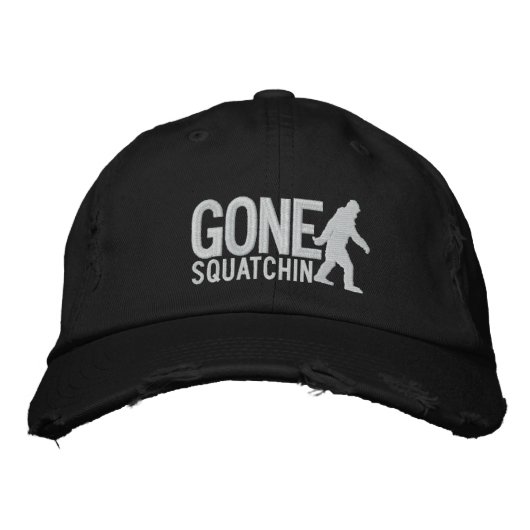 Brodée GONE SQUATCHIN GRAND casquette brodé (Devant)