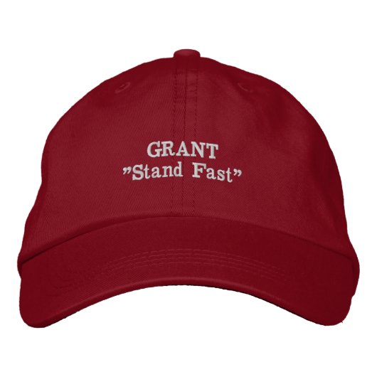 Brodée Grant Clan Motto Casquette brodé (Devant)