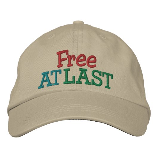 Brodée Gratuit à Dernier ! Casquette par SRF (Devant)
