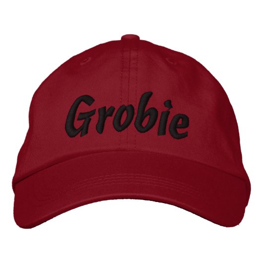 Brodée "Grobie" Josh Groban fan casquette (Devant)