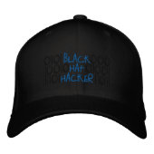 BRODÉE HACKER CASQUETTE NOIR (Devant)