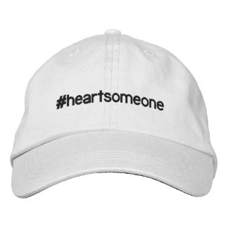 Brodée #HEARTSOMEONE Casquette ajustable