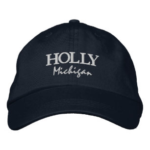 Brodée Holly Michigan Casquette de baseball brodé
