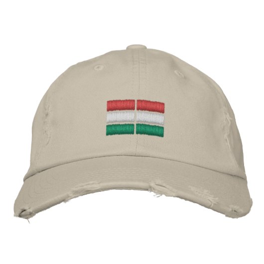 Brodée Hongrie Casquette de baseball brodé (Devant)