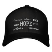 Brodée Hope - Casquette brodé (Devant)