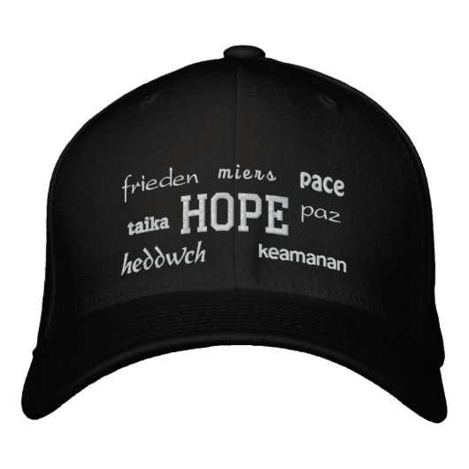 Brodée Hope - Casquette brodé (Devant)
