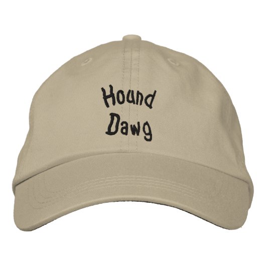 Brodée Hound Dawg Funny Casquette brodé (Devant)
