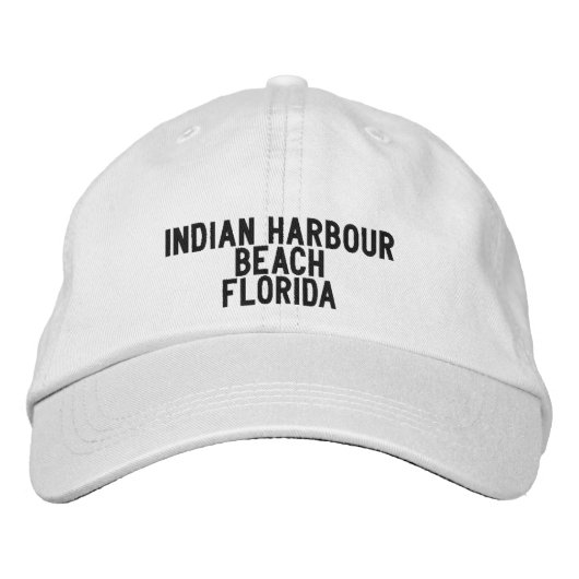 Brodée Indian Harbour Beach Floride Casquette (Devant)