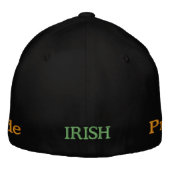 Brodée Irlandais Pride brodé Casquette 1b (Dos)