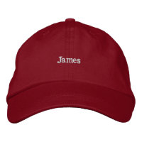 James - Customisez votre propre nom de casquette