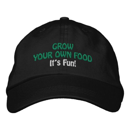 Brodée Jardinage Casquette de baseball brodé (Devant)