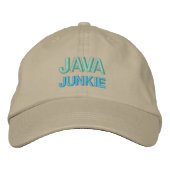 Brodée JAVA JUNKIE casquette (Devant)
