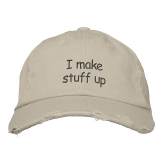 Brodée Je fais des trucs de casquette en détresse