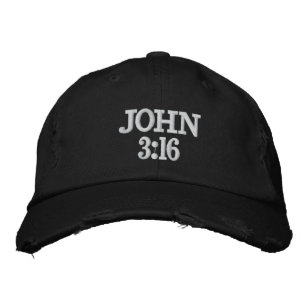 BRODÉE JOHN 3:16 CASQUETTE