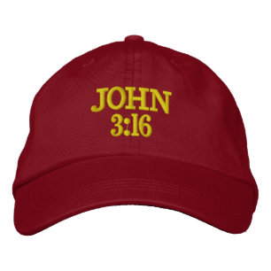 BRODÉE JOHN 3:16 CASQUETTE