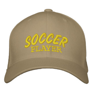Brodée Joueurs de soccer Casquette brodé personnalisé