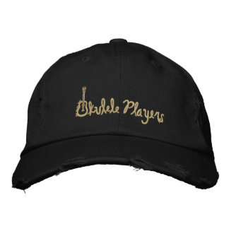 Brodée Joueurs Ukulele Casquette en détresse