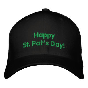 Brodée Joyeux Casquette brodé de St. Pat's Day Green