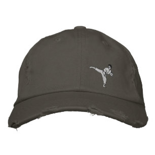 Brodée Kick Kung Fu Karate Casquette MIXED MARTIAL ART de